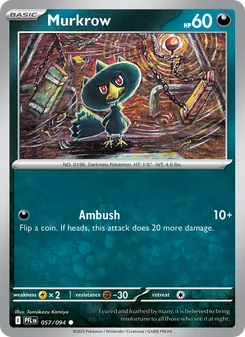 Murkrow (Phantasmal Flames 57)