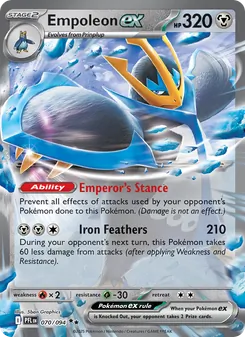 Empoleon ex (Phantasmal Flames 70)