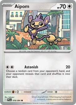 Aipom (Phantasmal Flames 78)