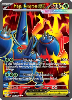 Mega Heracross ex (Phantasmal Flames 108)