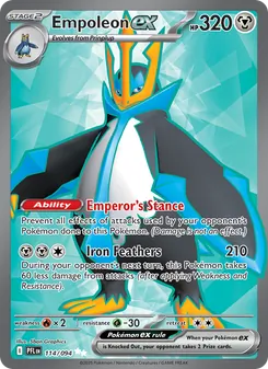 Empoleon ex (Phantasmal Flames 114)
