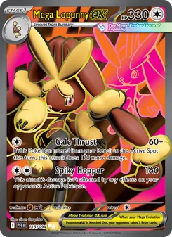 Mega Lopunny ex (Phantasmal Flames 115)