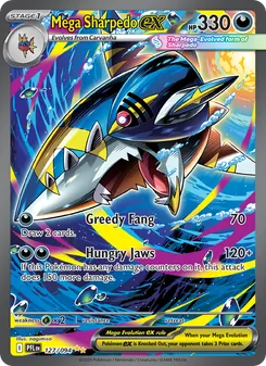 Mega Sharpedo ex (Phantasmal Flames 127)