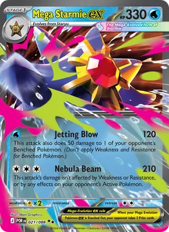 Mega Starmie ex (Perfect Order 21)