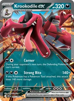 Krookodile ex (Chaos Rising 55)