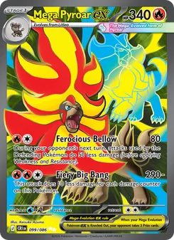 Mega Pyroar ex (Chaos Rising 99)
