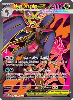 Mega Dragalge ex (Chaos Rising 104)