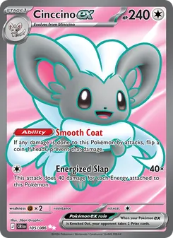 Cinccino ex (Chaos Rising 105)