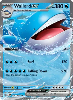 Wailord ex (Pitch Black 16)