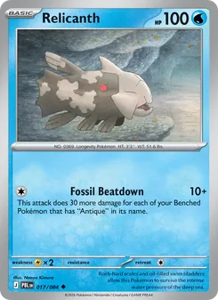 Relicanth (Pitch Black 17)