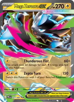 Mega Zeraora ex (Pitch Black 27)