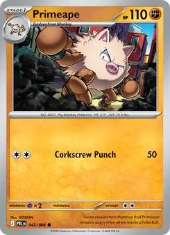 Primeape (Pitch Black 43)