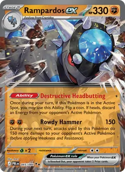 Rampardos ex (Pitch Black 45)