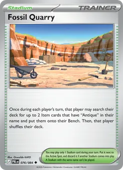 Fossil Quarry (Pitch Black 76)