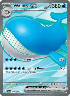 Wailord ex (Pitch Black 97)