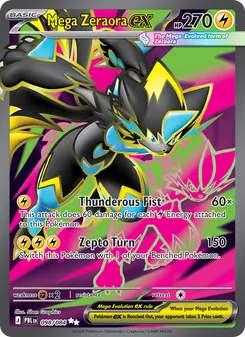 Mega Zeraora ex (Pitch Black 98)