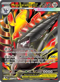 Mega Excadrill ex (Pitch Black 103)