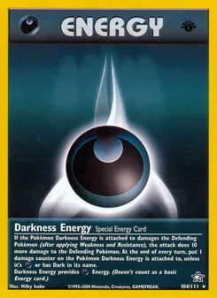 Darkness Energy (Neo Genesis 104)