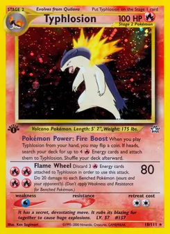 Typhlosion (Neo Genesis 18)