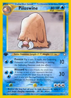 Piloswine (Neo Genesis 44)