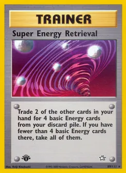 Super Energy Retrieval (Neo Genesis 89)