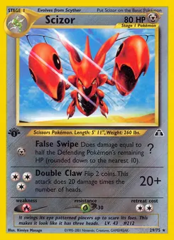 Scizor (Neo Discovery 29)