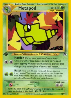 Metapod (Neo Discovery 42)