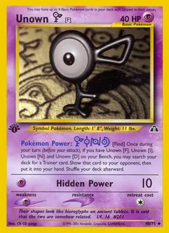 Unown [F] (Neo Discovery 48)