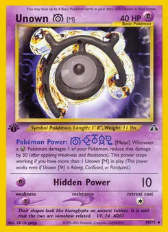 Unown [M] (Neo Discovery 49)