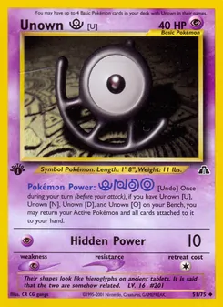 Unown [U] (Neo Discovery 51)