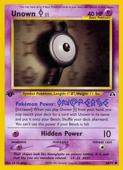 Unown [I] (Neo Discovery 68)