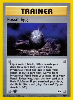 Fossil Egg (Neo Discovery 72)