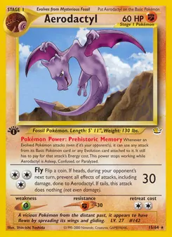 Aerodactyl (Neo Revelation 15)