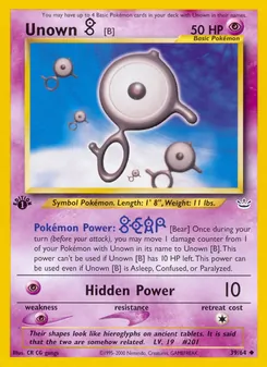 Unown [B] (Neo Revelation 39)