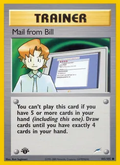 Mail from Bill (Neo Destiny 105)