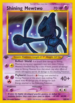 Shining Mewtwo (Neo Destiny 109)