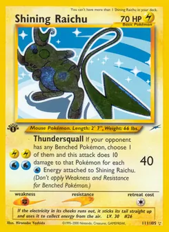 Shining Raichu (Neo Destiny 111)