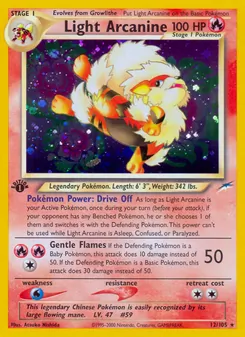 Light Arcanine (Neo Destiny 12)
