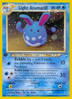 Light Azumarill (Neo Destiny 13)