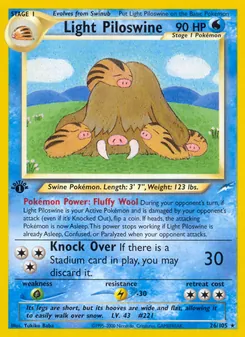 Light Piloswine (Neo Destiny 26)