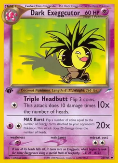 Dark Exeggutor (Neo Destiny 33)