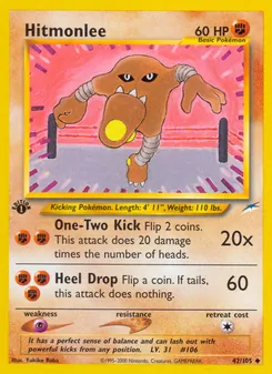 Hitmonlee (Neo Destiny 42)