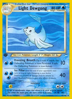 Light Dewgong (Neo Destiny 45)