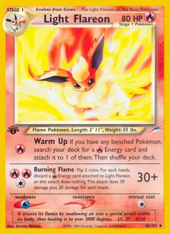 Light Flareon (Neo Destiny 46)
