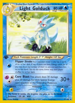 Light Golduck (Neo Destiny 47)