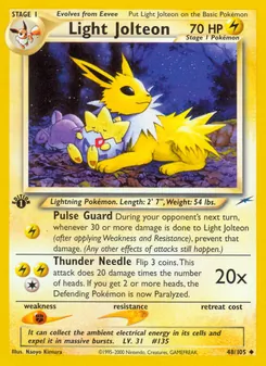 Light Jolteon (Neo Destiny 48)