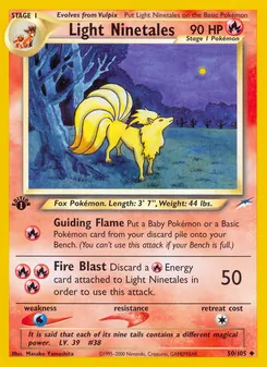 Light Ninetales (Neo Destiny 50)
