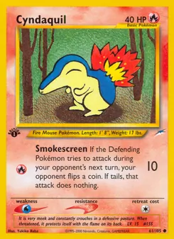 Cyndaquil (Neo Destiny 61)