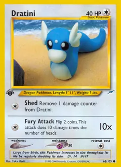 Dratini (Neo Destiny 63)