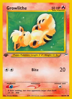 Growlithe (Neo Destiny 68)